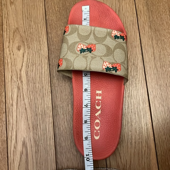 Coach Sport Slide with Strawberry Print - Picture 8 of 8
